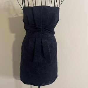 BCBG Paris Black Strapless Sweetheart Dress Size 2